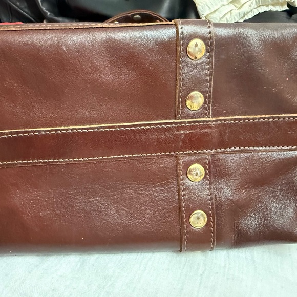 Hammitt Westwood Brown Leather Studded Handbag - Picture 8 of 10